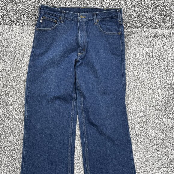 Carhartt B230 Relaxed Fit Denim Jeans Blue Men's 38 x 34 NEVER WORN - Picture 3 of 13